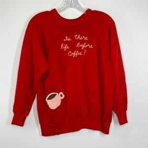20/20 Sport Vintage Red Coffee Sweatshirt XL
